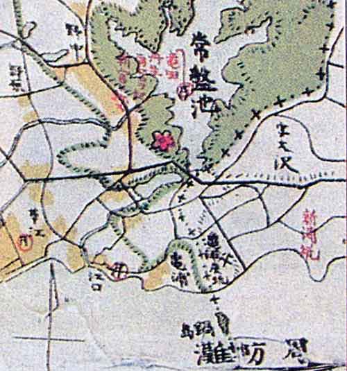 �吳�P�P�N���s�F���s�n�}�̕����i�����Łj